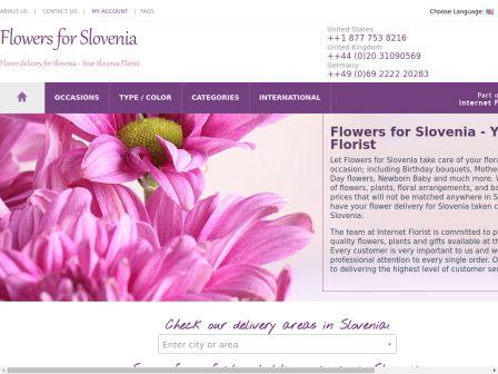 Details : FLOWER DELIVERY SLOVENIA - ONLINE FLORIST SLOVENIA